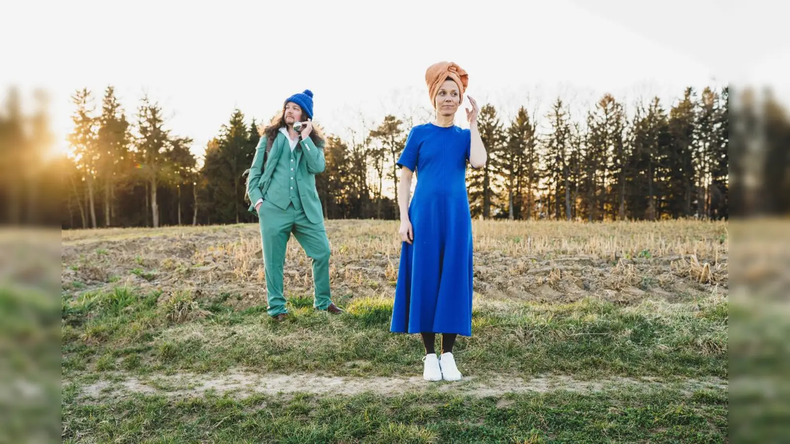 Sie sind für Überraschungen gut: Florian Burgmayr und Verena Richter. (Foto: Wagner)