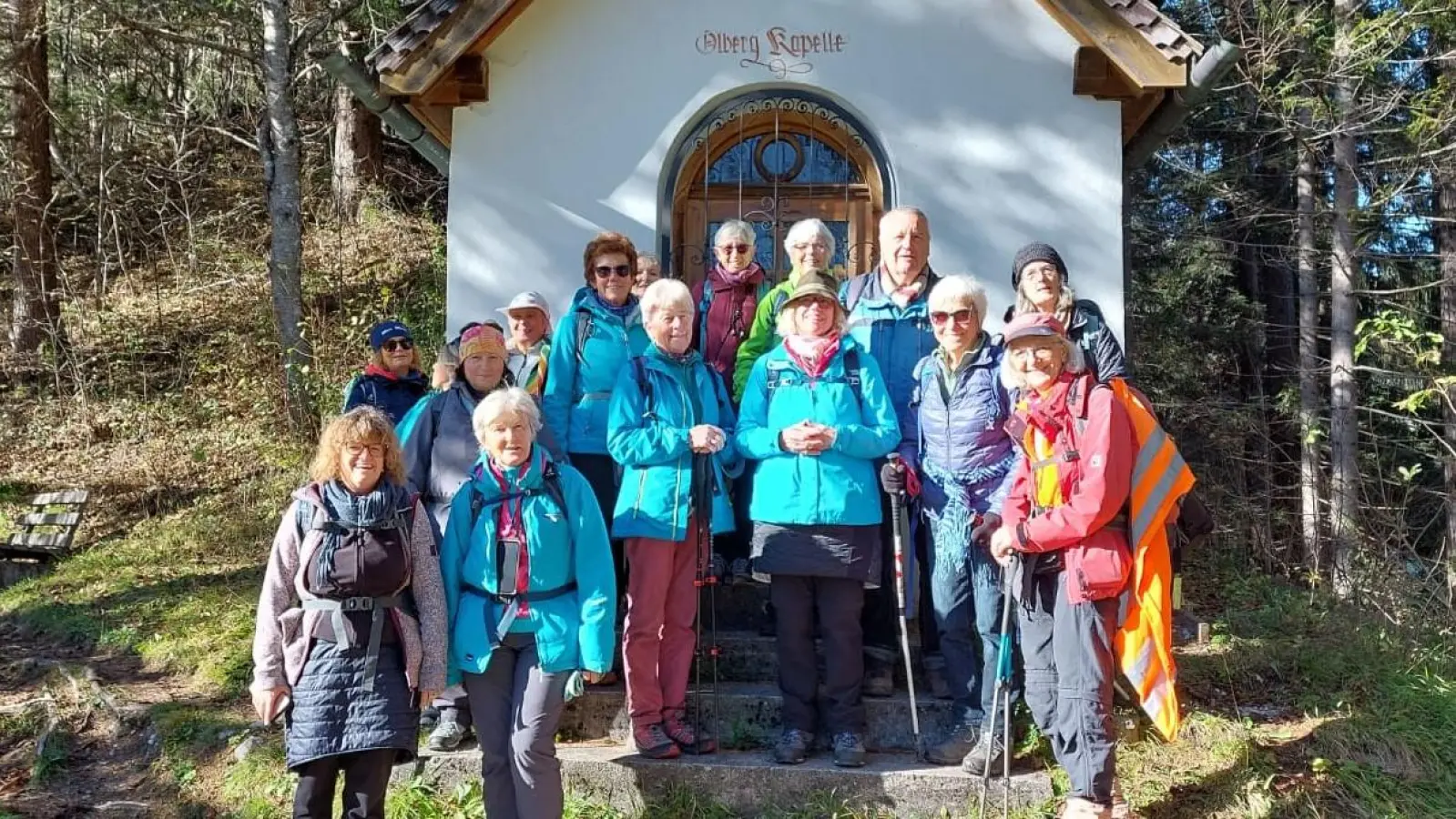 „Von Weilheim ins Außenfern”: Die Teilnehmerinnen und Teilnehmer des diesjährigen Pilger Projekts des Kneipp-Vereins Weilheim-Pfaffenwinkel. (Foto: G. Hoss-Reinhard)