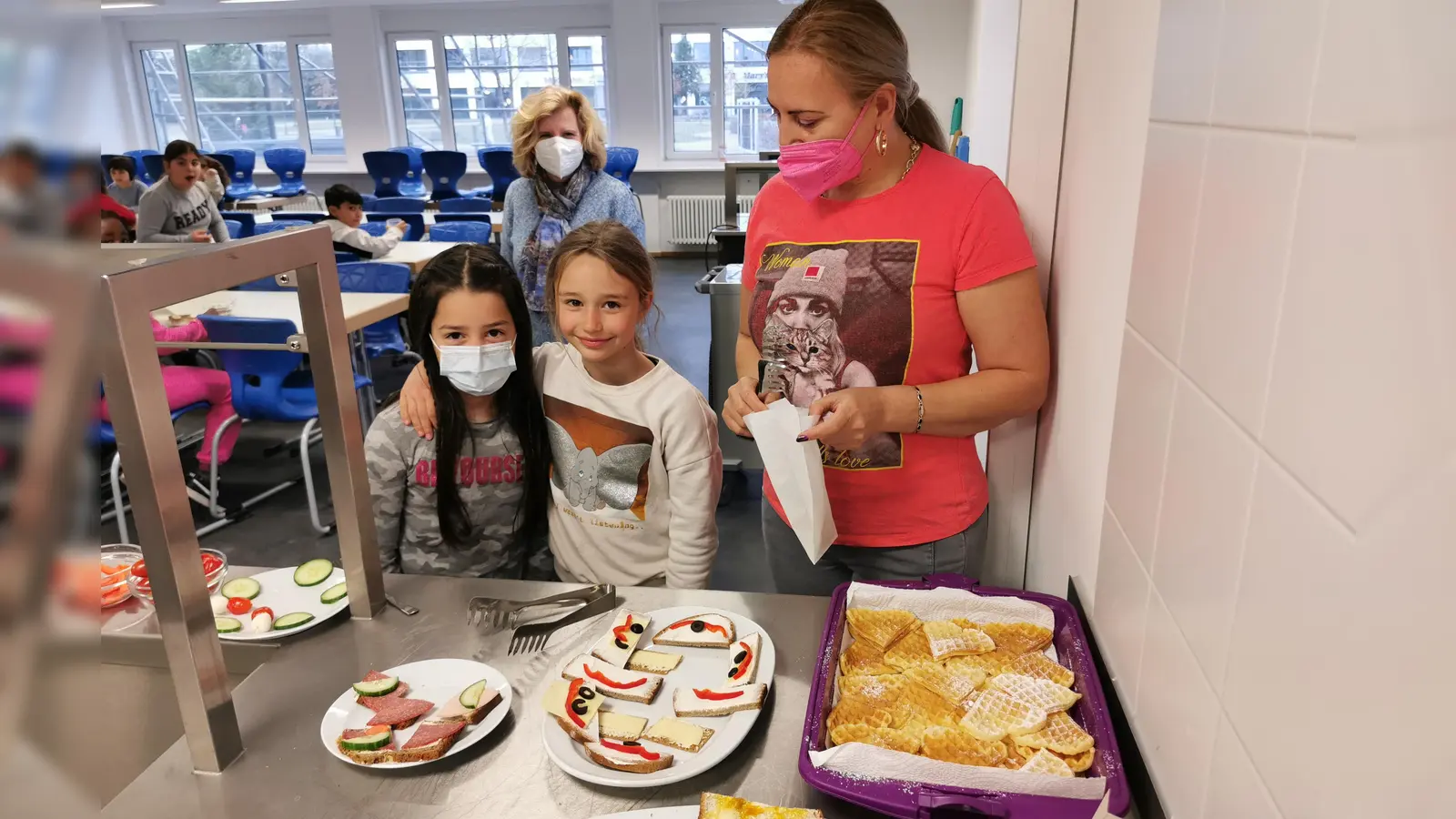 Das Deutsche-Lebensbrücke-Frühstücksklub-Buffet ist super lecker! (Foto: Deutsche Lebensbrücke)