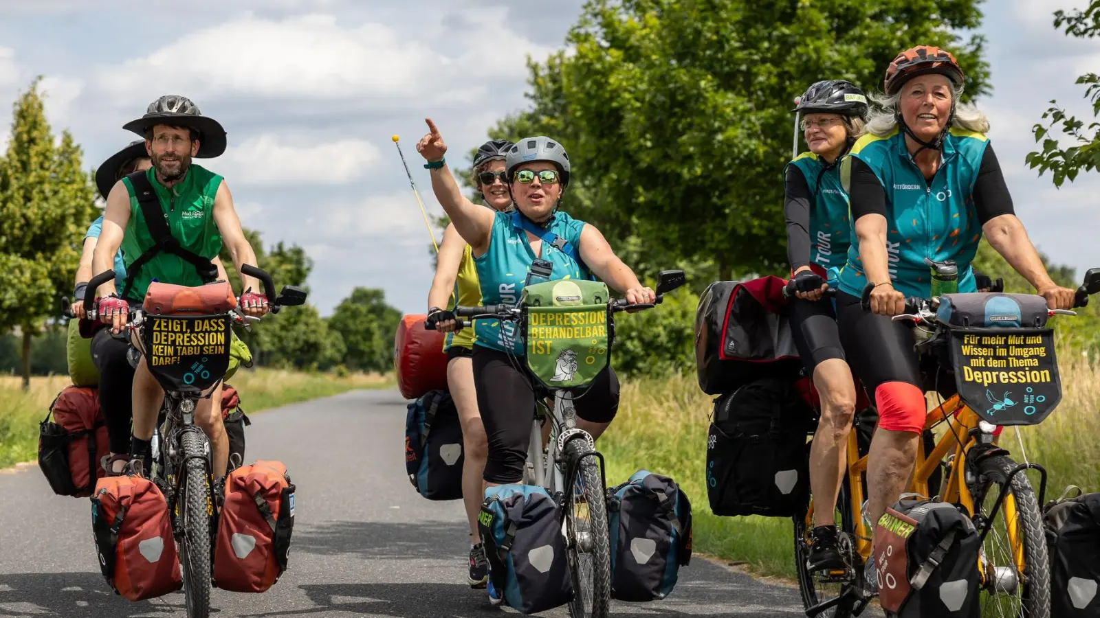 Mit dem Tandem durch Deutschland. (Foto: Andreas Stenzel)