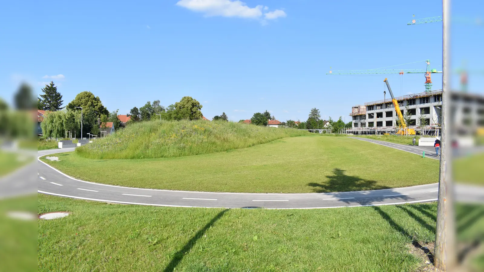 In der Lerchenau wurde in den vergangenen Jahre viel gebaut. Und die Bauprojekte nehmen keinen Abbruch. (Foto: Daniel Mielcarek)