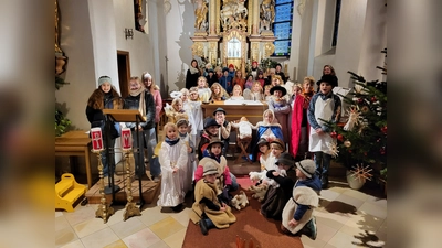 In Aßling wurde eine ökumenische Kindermette gefeiert, die sehr gut bei den Besuchern ankam. (Foto: Freyberg )