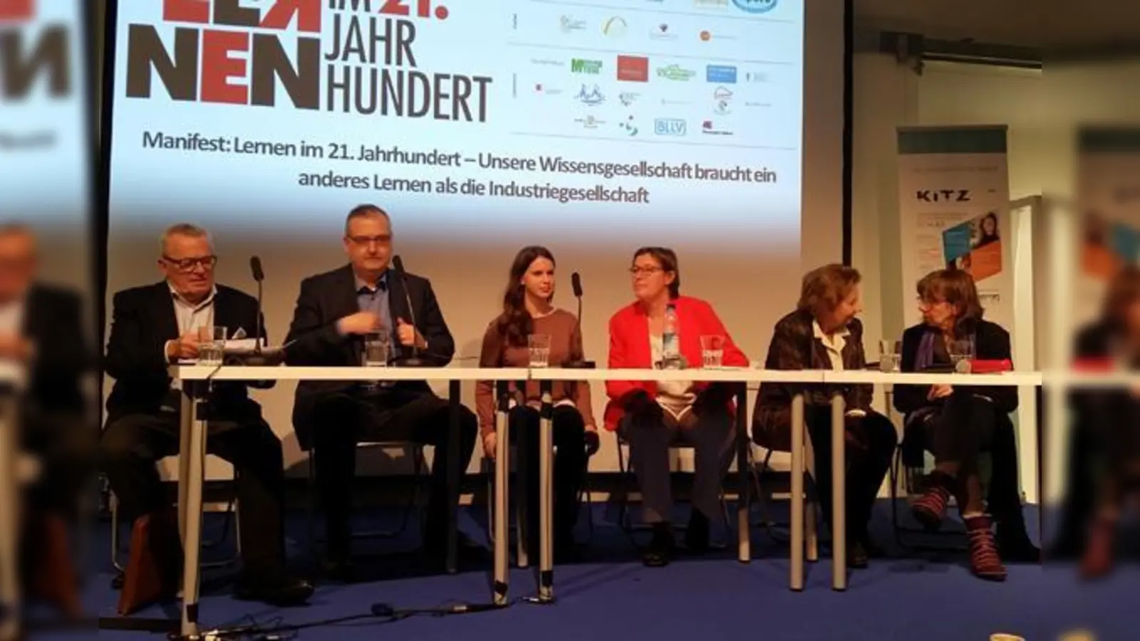 Thomas Sattelberger, Franz Hütter, Hannah Imhoff, Jeanne Touchinski, Elfie Schloter, Margret Rasfeld diskutierten auf dem Podium.	 (Foto: Alexandra Lux)