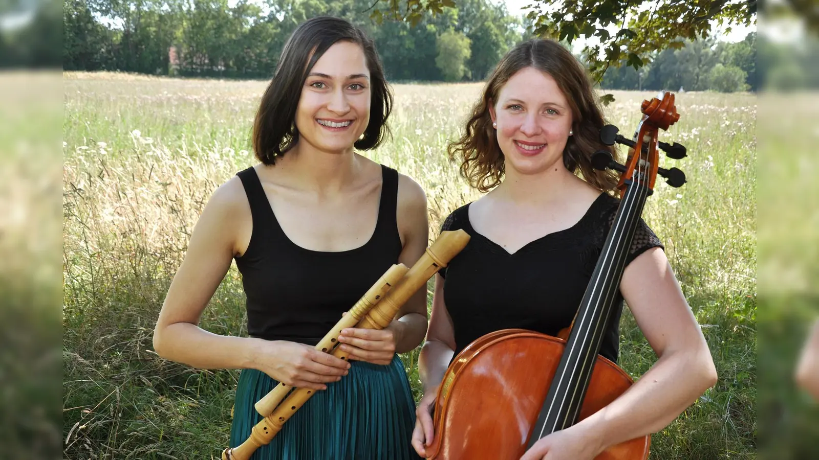 Sophia Schambeck (l.) und Salome Ryser sind die Initiatorinnen der Klimakonzerte. Zum Ensemble ÉTÉ gehören sie seit ihrem Studium. (Foto: © Schambeck/ Ryser)