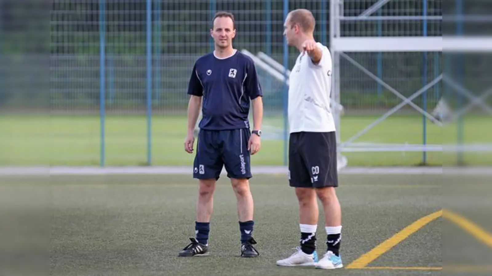 Zuversichtlich: Amateur-Trainer Andreas Kopfmüller (links) und Christian Ranhart.  (Foto: Anne Wild)