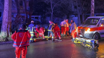 Aus dem Viehgassenbach konnte die Wasserwacht zusammen mit der Feuerwehr eine gestürzte Person retten. (Foto: red)