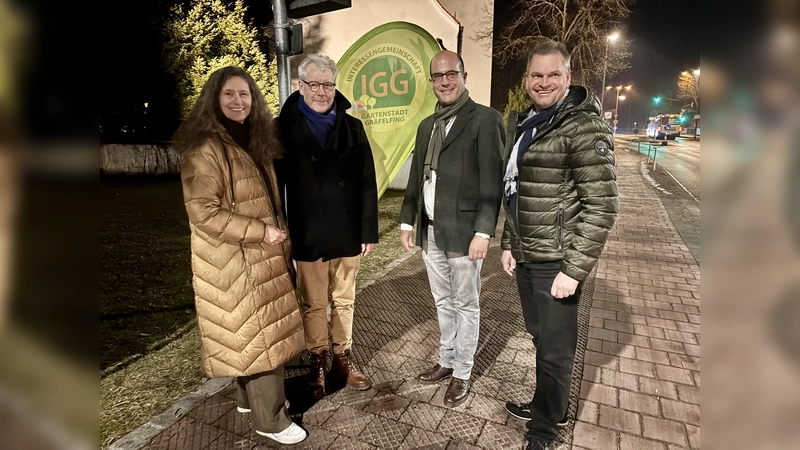 Der IGG-Vorstand mit Vorsitzender Uta Wüst, zweitem Vorsitzenden Mathias Pollok, Schatzmeister Wolfgang Balk und Schriftführer Klaus Tonte (von links). (Foto: Ulrike Seiffert)