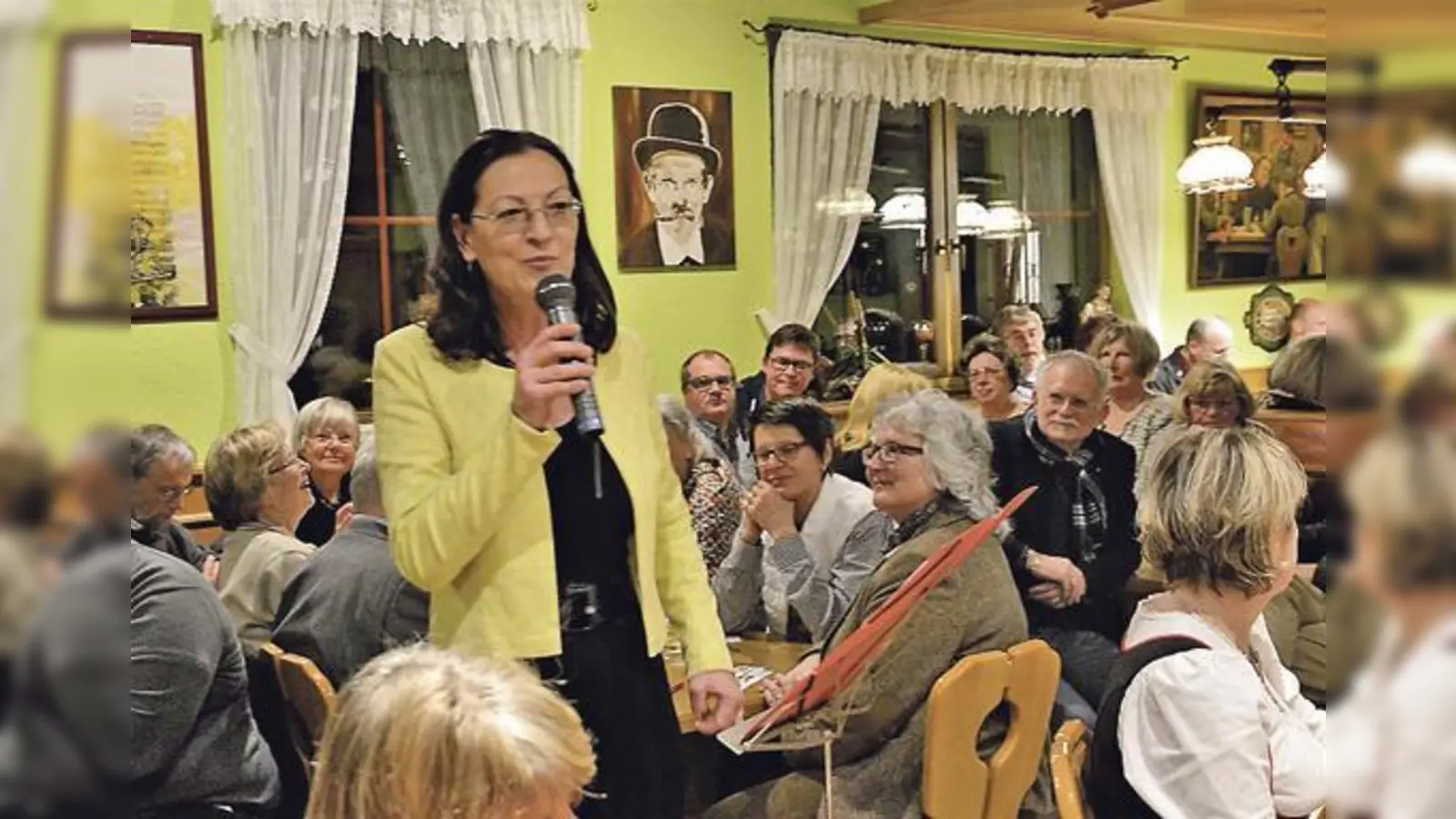 MdB Claudia Tausend war Hauptrednerin beim Politischen Aschermittwoch der SDP im Münchner Nordosten.       (Foto: VA)