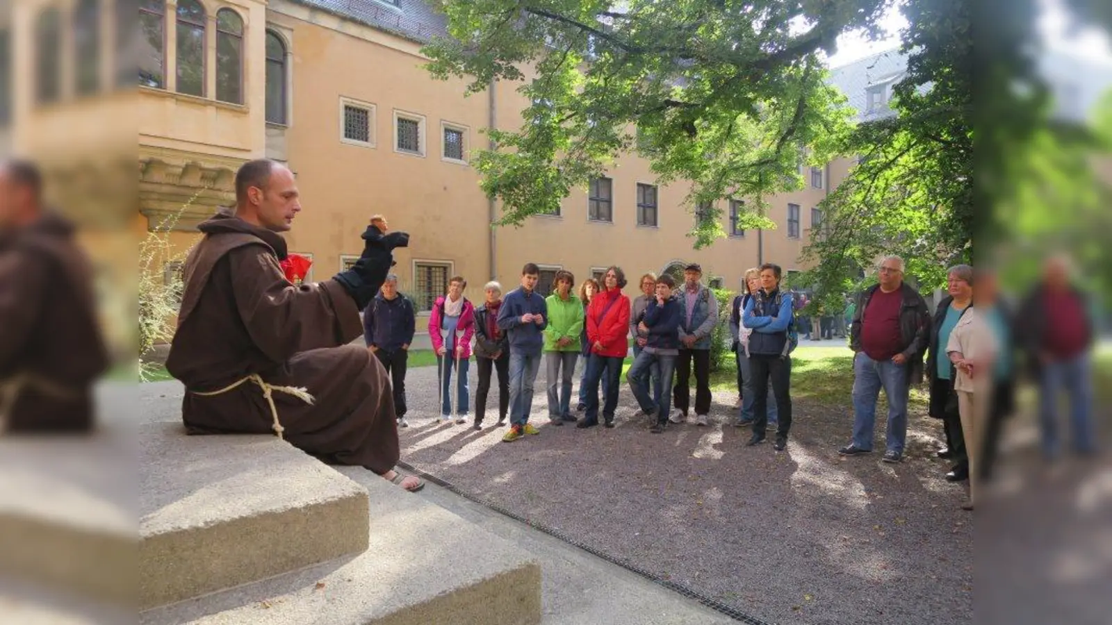 Begegnung mit Luther in Augsburg. (Foto: Veranstalter)