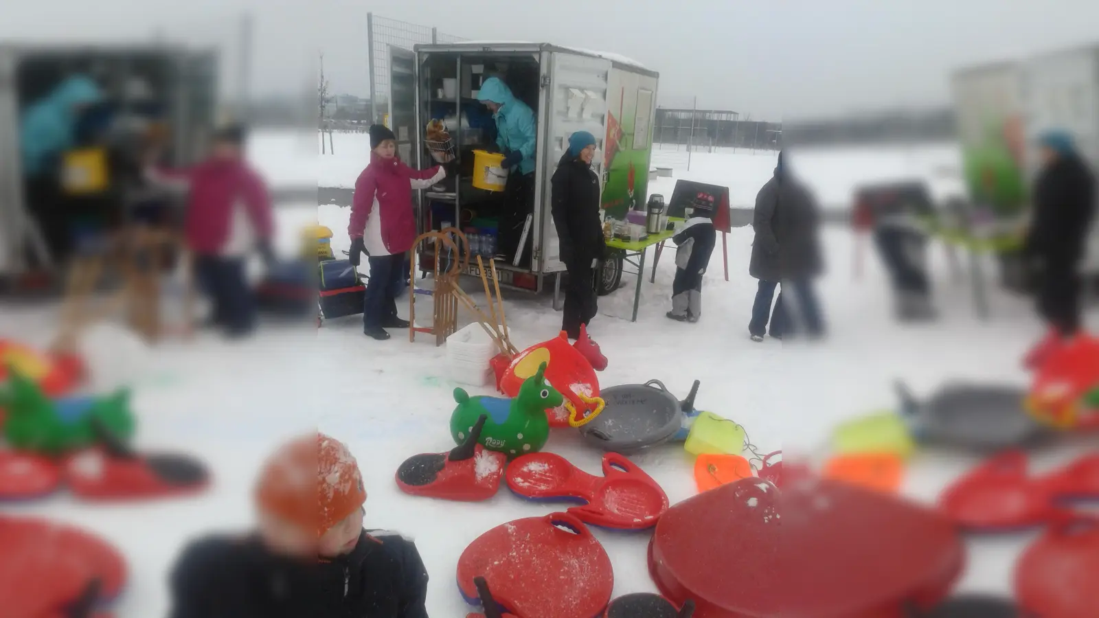 Das Winterspielmobil kommt Mitte Februar nach Waldperlach. Gute Laune ist hier garantiert. (Foto: WAPE)