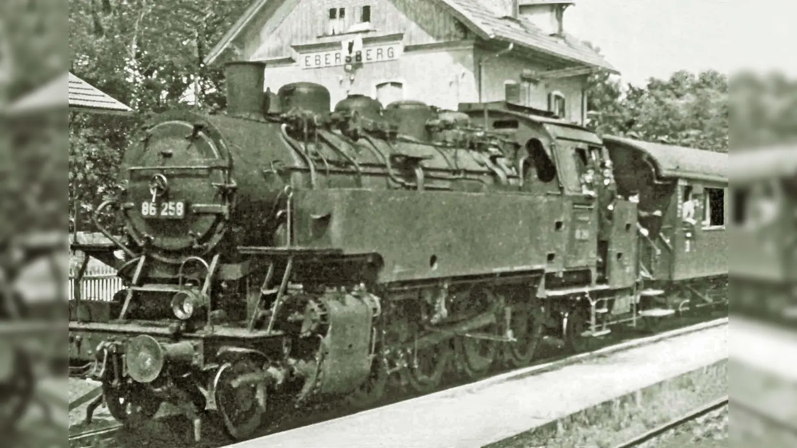 Dampfrösser waren bis in die 1950er-Jahre im Reiseverkehr auf der Strecke Grafing – Ebersberg – Wasserburg im Einsatz.  (Foto: Sammlung Karl Bürger)