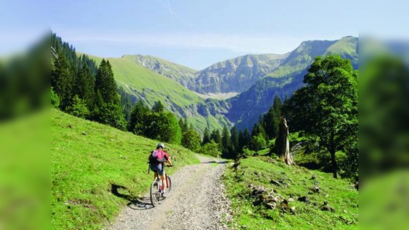 Auf zwei Rädern, auf vier (Kinderwagen-)Rädern, barfuß oder ganz normal in Wanderschuhen: die Berge sind immer ein Erlebnis. (Foto: Biker's ActionBook)