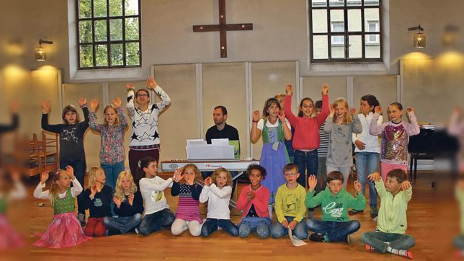 Der Kinderchor der Singschule probt jeden Dienstag in der Kirche St. Johannes am Preysingplatz.	 (Foto: js)