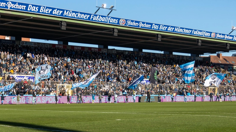 Volle Tribünen: 3. Liga in Deutschland.  (Foto: Anne Wild)