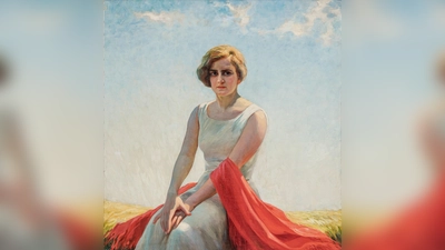 Stanislaus Bender hat seine Tochter, Marylka Bender, mit diesem Portrait verewigt. Das Gemälde stammt aus der Zeit vor 1932. (Foto: © Jüdisches Museum München, Franz Kimmel)