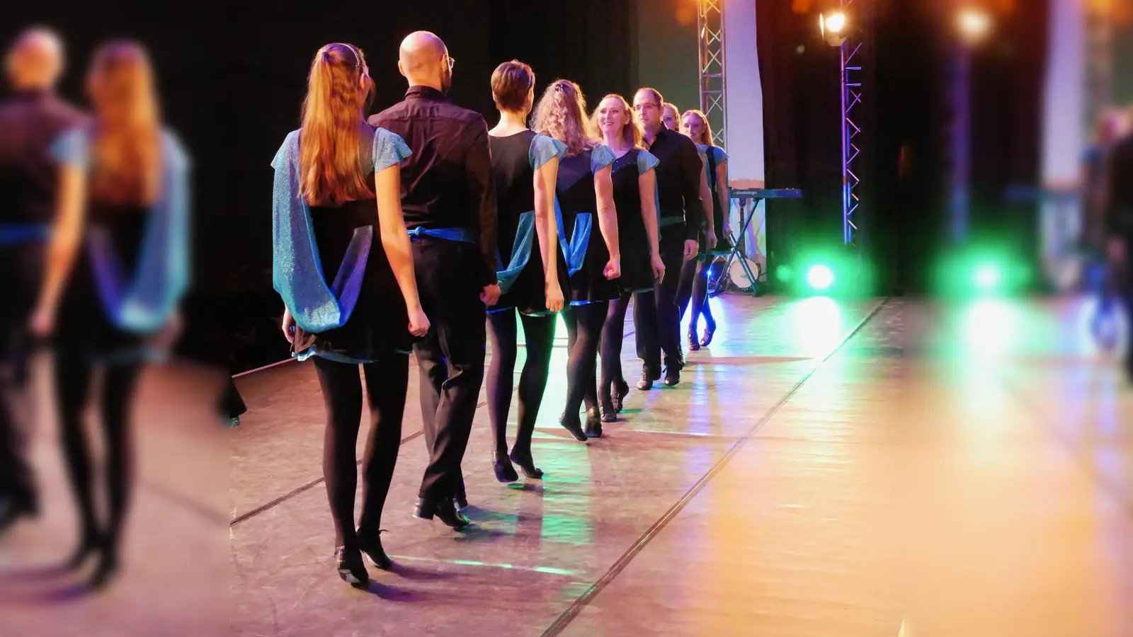 Die Emerald Dancers können eine langjährige Bühnenerfahrung vorweisen. (Foto: Barbara van Deun)