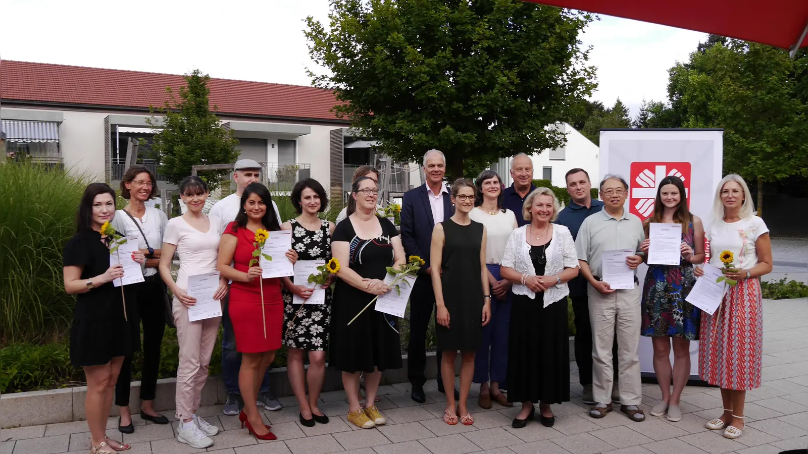 Die Vorstellung der neuen Kulturdolmetscher fand beim Sommerfest im Treffpunkt statt. Eine großartige Aktion der Caritas.  (Foto: Ana Tolanov)