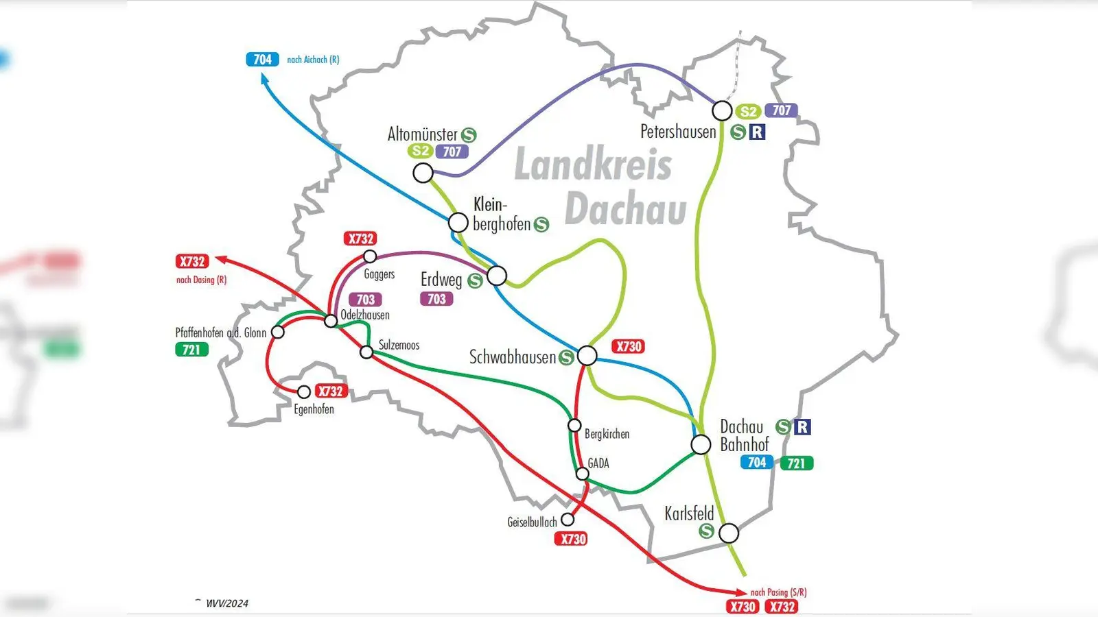 Bei diesen Linien gibt es mit dem Fahrplanwechsel am Sonntag Neuerungen. (Grafik: MVV / LRA)