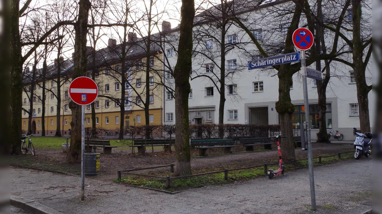 Der Schäringerplatz im Herzen des Quartiers „Apostelblöcke“ könnte verschönert werden. (Foto: Beatrix Köber)