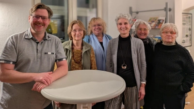 Die Projektgruppe der StadtteilKulturTage. Von links: Sven Hussock, Solveig Tietz, Andrea Schnurrer, Friederike Durst, Rose Bihler Shah und Katrin Koop. (Foto: SKT)