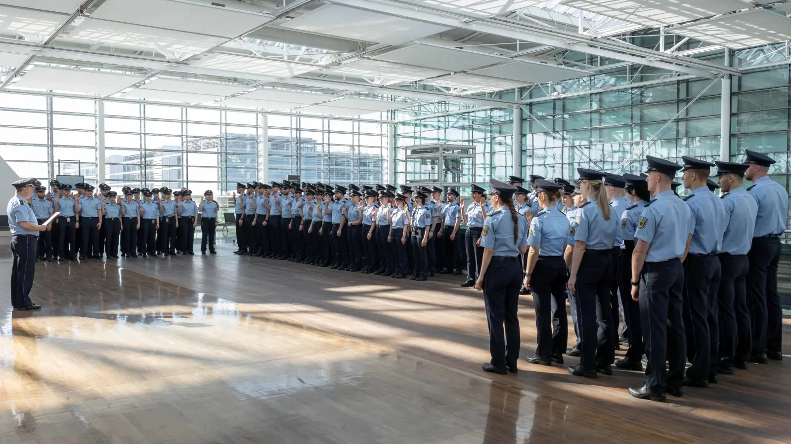 Bereit für den Dienst bei der Bundespolizei. (Foto: Bundespolizei)