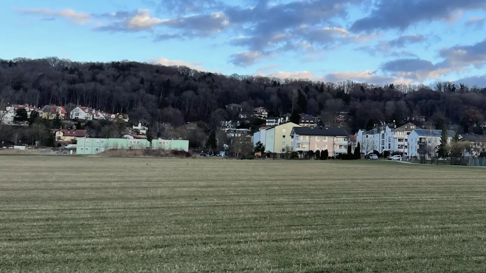 Auf der grünen Wiese im Gewerbegebiet Herrsching könnte das neue Krankenhaus entstehen.  (Foto: pst)