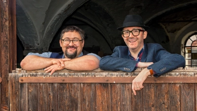 Wolfgang Hofer und Michael Fröhlich über Skurrilitäten des Alltags. (Foto: Hofer)