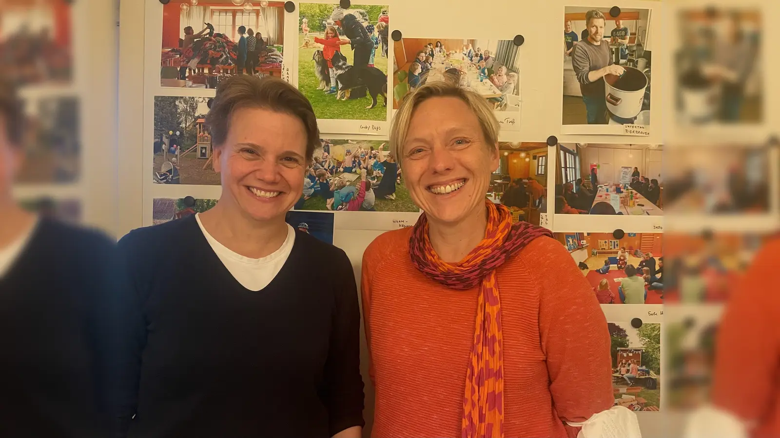 Tina Flammensböck (l.) und Birgit Herwig lieben ihre Arbeit im Familienzentrum Allach. Doch im Moment ist es ungewiss, wie und ob es dort für sie weitergehen wird.  (Foto: bb)