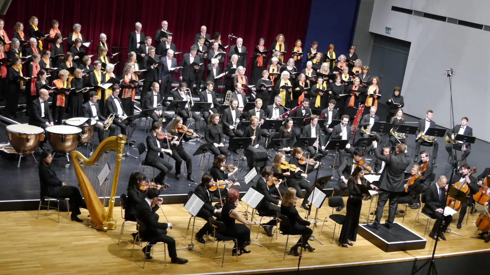 Der KonzertChor Germering e.V. begeisterte die Zuschauer bei seinem Konzert im Orlandosaal. <br> (Foto: KonzertChor Germering e.V. )