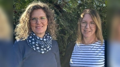 Astrid Schranner und Anja Rath (v. l.) leiten die Gruppe. (Foto: HPVN)