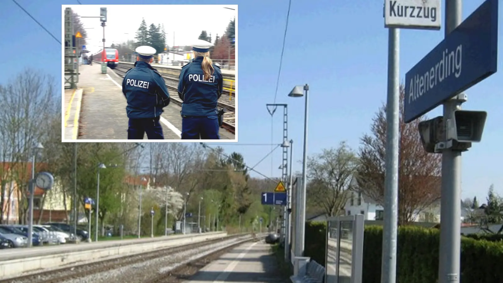 Drei junge Männer fuhren von Altenerding nach Erding außen an der S-Bahn mit - kein Spaß, sondern schlichtweg lebensgefährlich! (Foto: Bundespolizei)