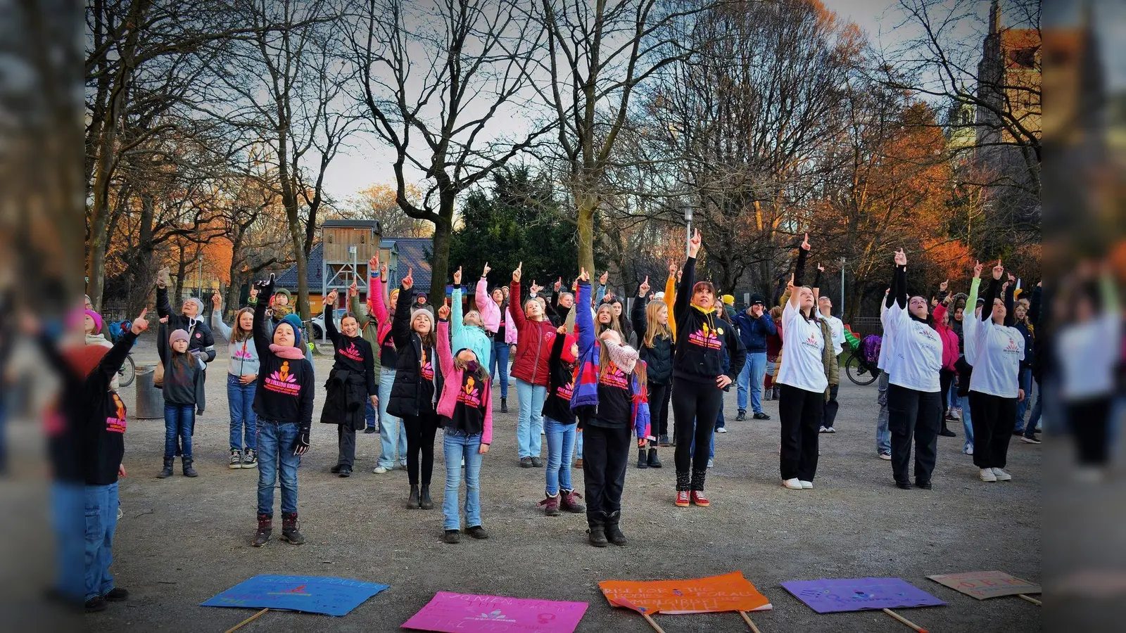 Friedlicher Protest: Am 14. Februar wird unter dem Motto „Rise for empathy – feel the needs“ gegen Gewalt an Frauen und Mädchen getanzt. (Foto: OBR München e.V.)