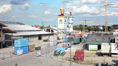 Bald geht es wieder los mit dem Aufbau der Zelte auf der Wiesn. (Archivbild: tg)