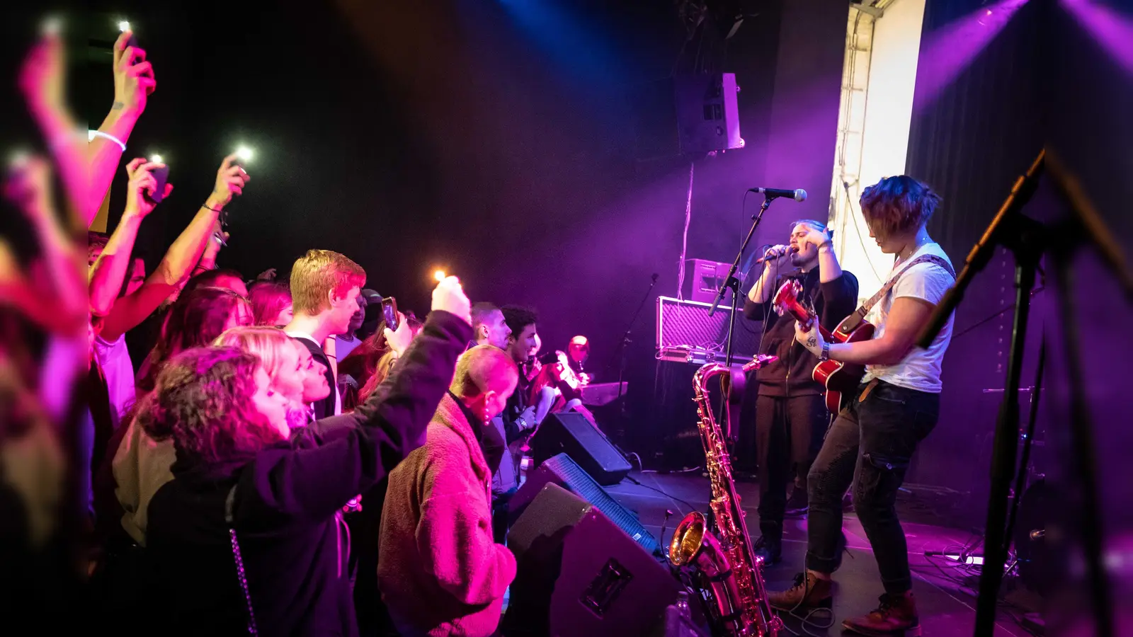 In den Vorrunden schaffen es vier Bands ins Finale im Münchner Feierwerk, so wie im Vorjahr die Band „Sore Minds Shift“ aus Neubiberg und Ottobrunn. (Foto: KJR/Christian Schüehle)