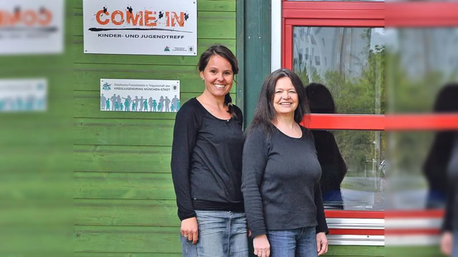 Für den Kreisjugendring und das Come In federführend: Anrea Venitz (rechts) mit Kollegin Julia Scharnagl. 	 (Foto: privat)