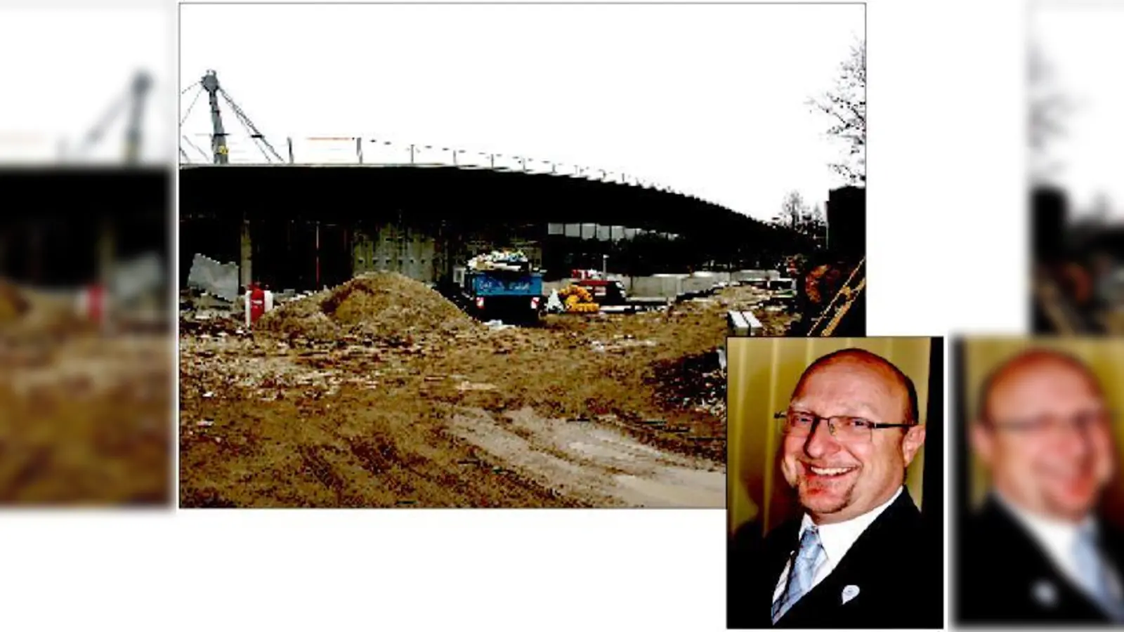 Die »Kleine Olympiahalle« soll Ende Juni/Anfang Juli fertig gestellt sein. Ralph Huber, Geschäftsführer der Olympiapark München GmbH. 	 (Foto: ws)