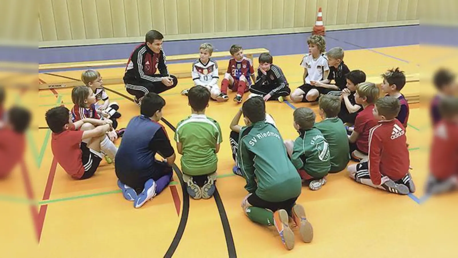 Der SV Riedmoos wurde gecoacht vom BFB und vom BFV. Die Kinder fanden es super. 	 (Foto: VA)