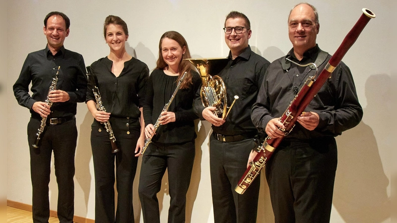 Das Holzbläserquintett lädt gleich zu zwei Babykonzerten in den Pfarrsaal ein.  (Foto: Sepp)