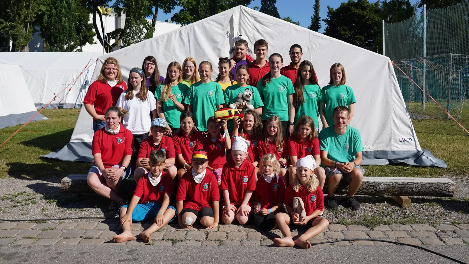 Die Kinder und Jugendlichen hatten ein abwechslungsreiches Wochenende in Neuburg an der Donau. (Foto: BRK)