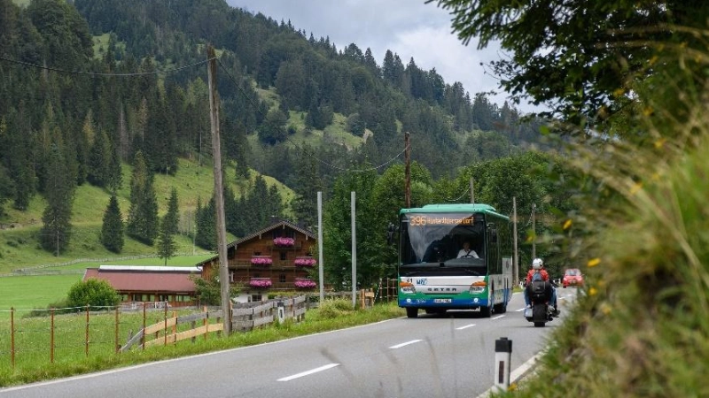 Eine gute Option für einen Ausflug in die Berge. Der BergBus. (Foto: MVV)