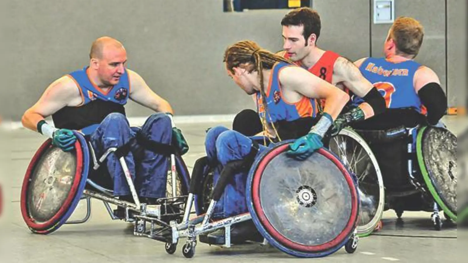 Rollstuhl-Rugby auf hohem Nieveau: Der TSV Milbertshofen hat die Nase vorn.	 (Foto: VA)