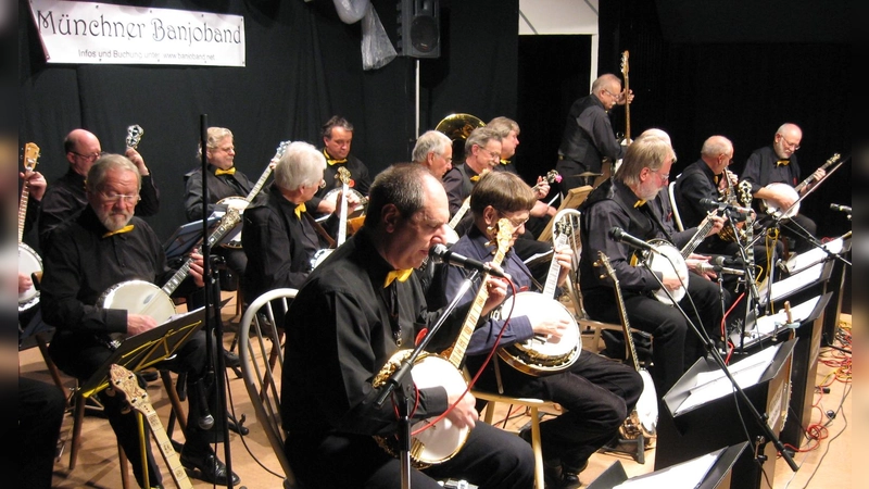 Spielt zum Frühschoppen auf: die Münchner Banjoband. (Foto: Banjoband)