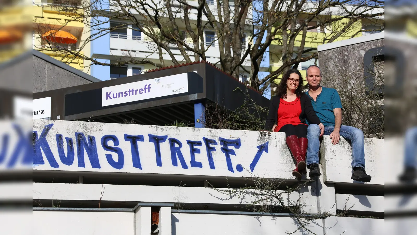 Frank und Ingrid Müller vom Kunstrefugium brachten viele Kunstprojekte im Quiddezentrum auf den Weg. (Foto: oh)