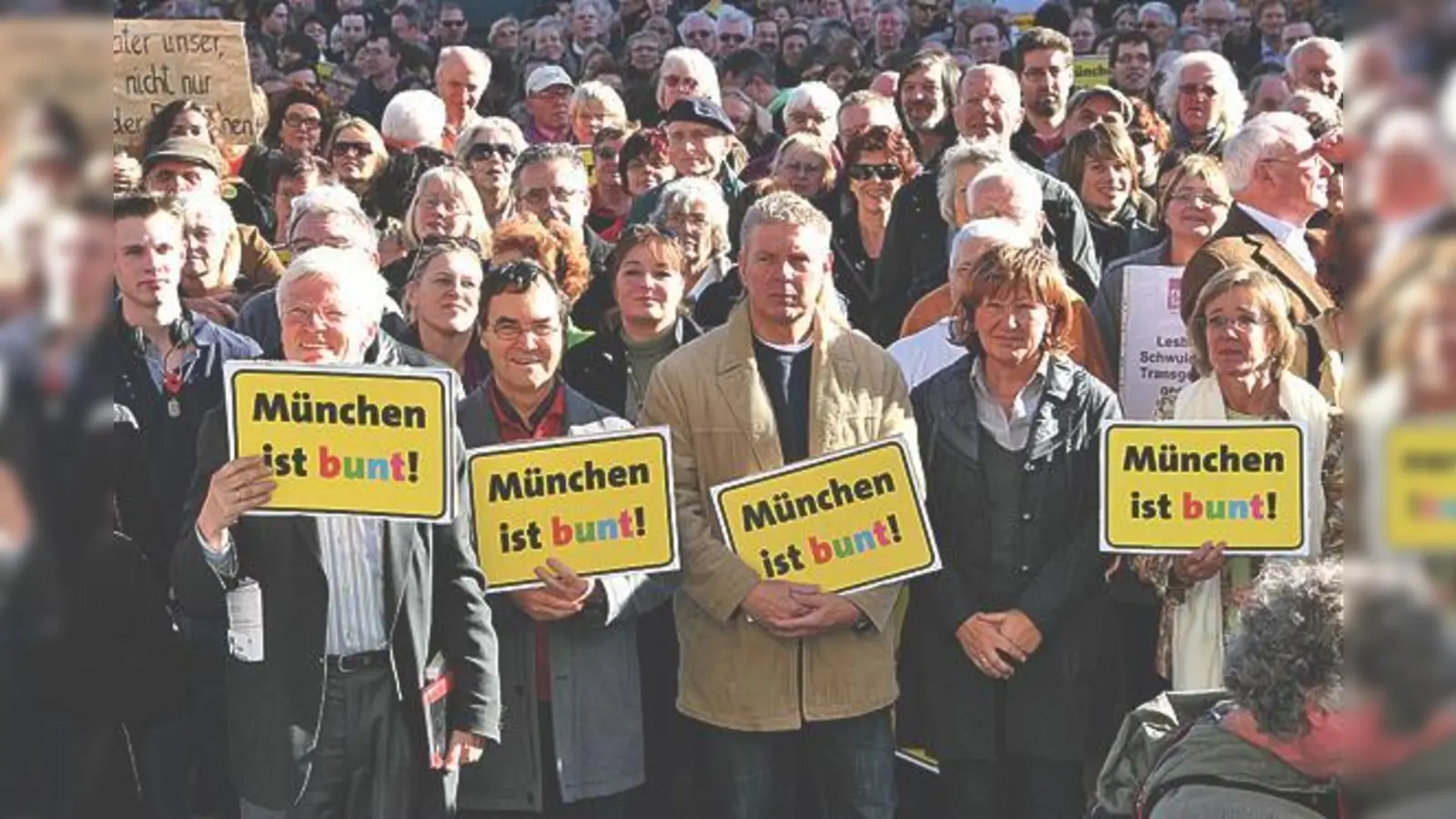 Das Bündnis »München ist bunt!« ruft dazu auf, sich am Samstag, 10. Mai, einer Demo der »Besorgten Eltern« entgegenzustellen.	  (Foto: © Micky Wenngatz)