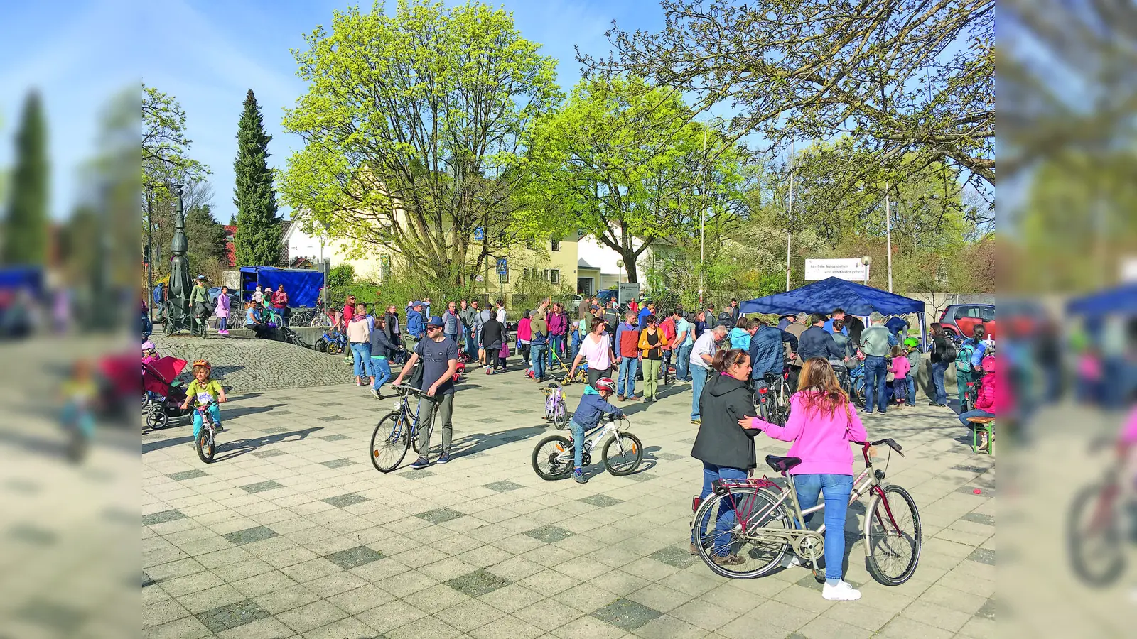 Für alle Ein-, Zwei-, Dreiradfans: die Grundschule an der Peslmüllerstraße veranstaltet wieder ihren traditionellen Radlbasar.  (Foto: S.Pfleiderer)