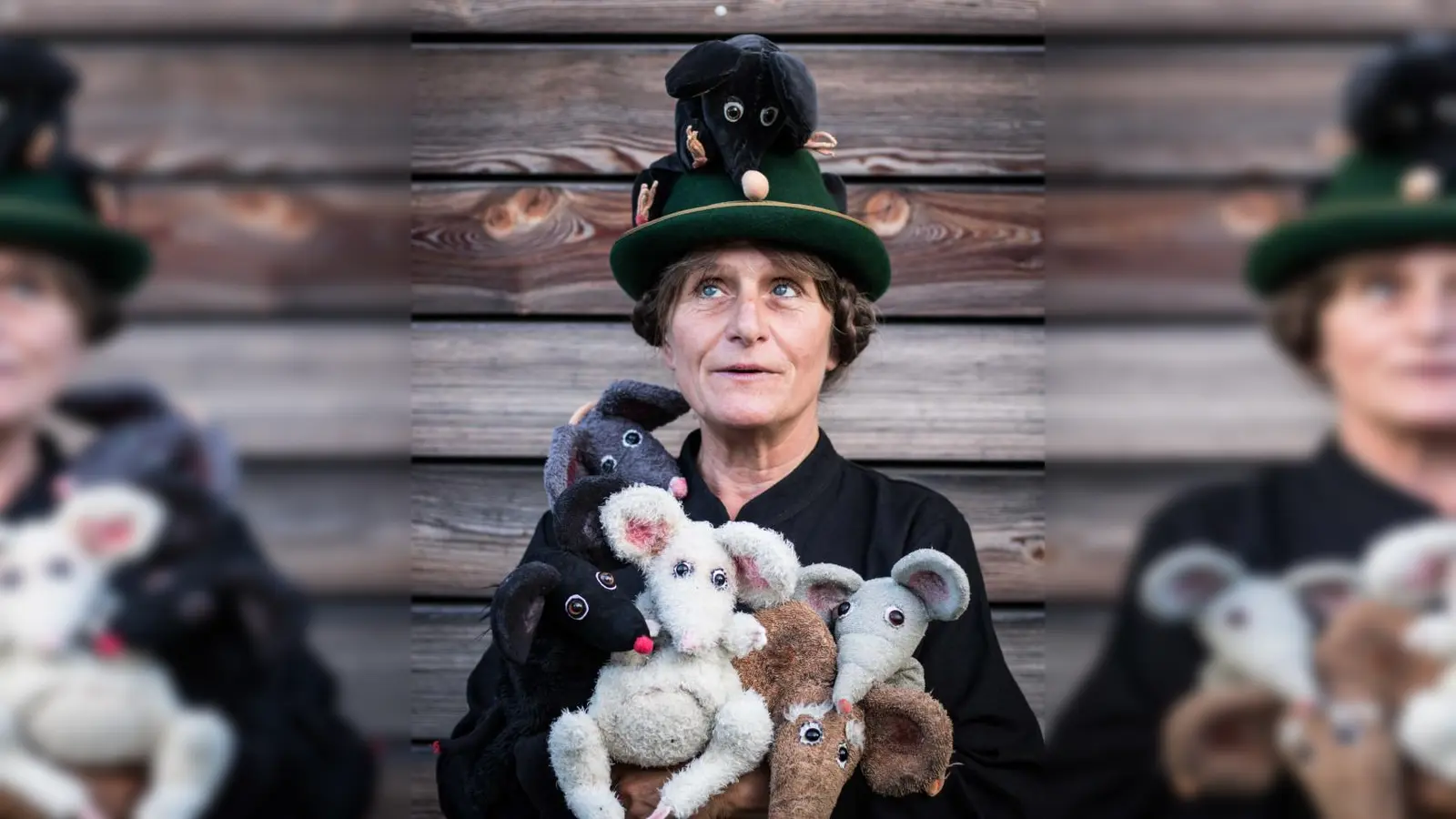 Linde Scheringer kommt mit ihrem Figurentheater „Katz und Maus” ins Feierwerk.  (Foto: Scheringer)