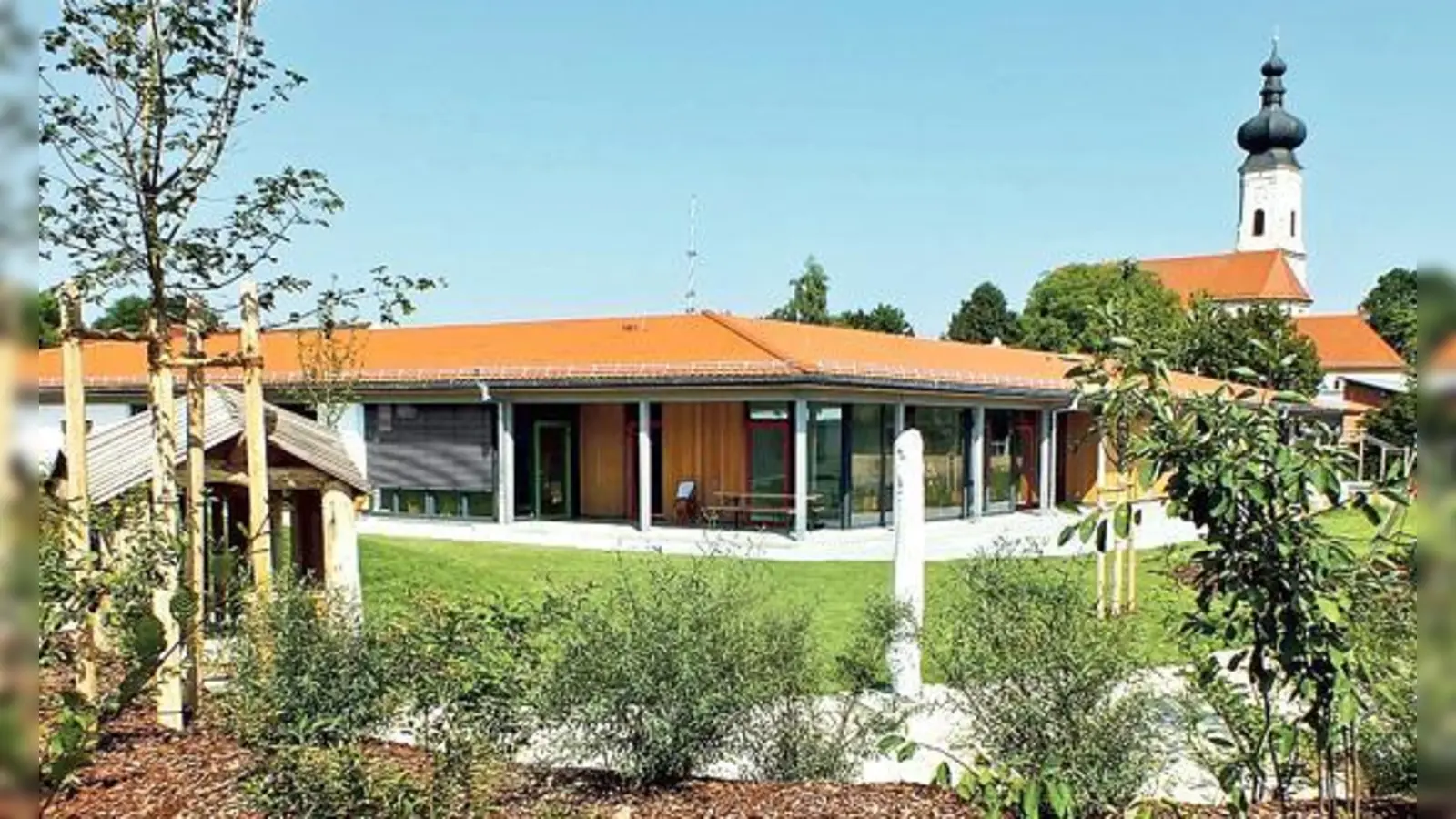 Hell und freundlich. Das Kinderhaus „Die Strolche”. (Foto: Gemeinde Berglern)