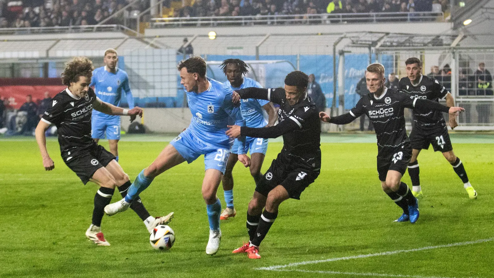 Ohne Spielglück: Löwen gegen Arminen. (Foto: Anne Wild)