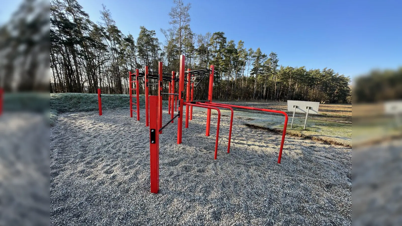 Modell des Calesthenics-Parks, den der SC Wörthsee errichtet. (Foto: Outgym Gmbh)