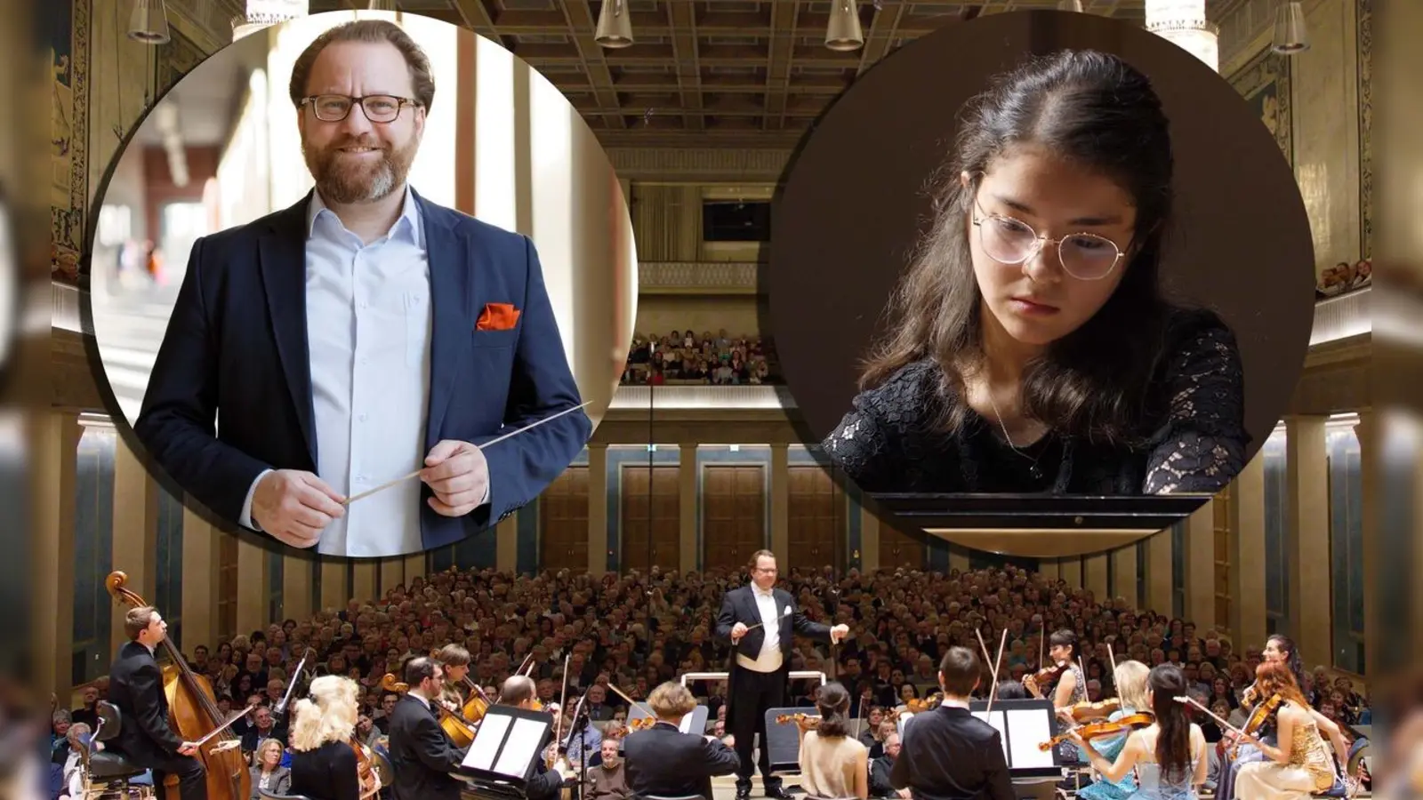 Die Münchner Kammerphilharmonie dacapo gastiert am Freitag, 18. März, unter der Leitung ihres Chefdirigenten Franz Schottky gemeinsam mit der erst 15-jährigen Pianistin Sonja Uhlmann im Gräfelfinger Bürgerhaus. (Foto: Münchner Kammerphilharmonie dacapo)